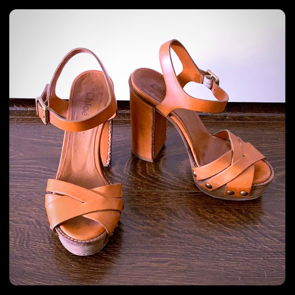Chloe platform sandal